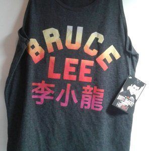 BRUCE LEE NWT Men’s Roots of Fight Bruce Lee Tank Top  SMALL UNISEX BLACK - C 1